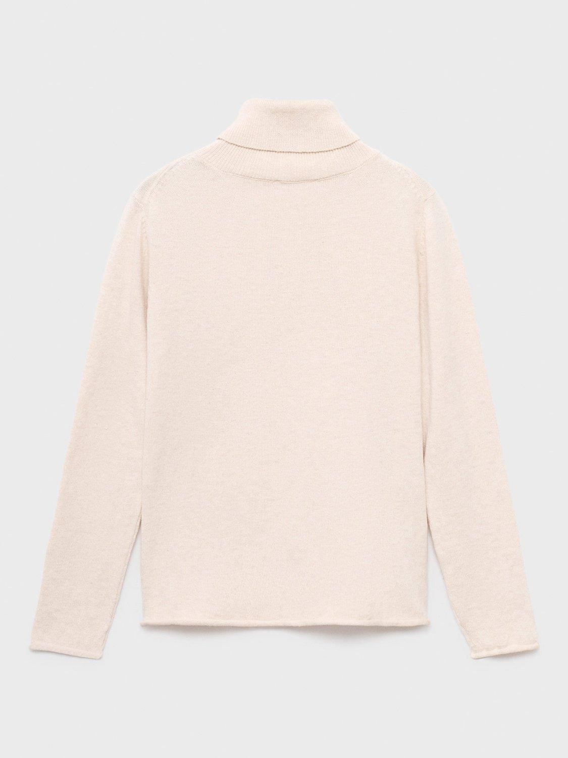 Product image 2 of 4, which shows Mango Kids' Bella Jumper, Light Beige, 11-12 years