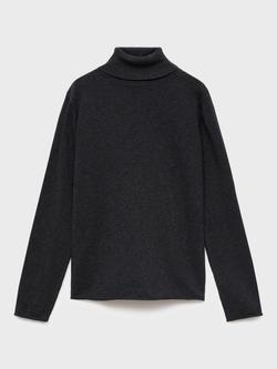 Mango Kids' Bella Jumper, Charcoal