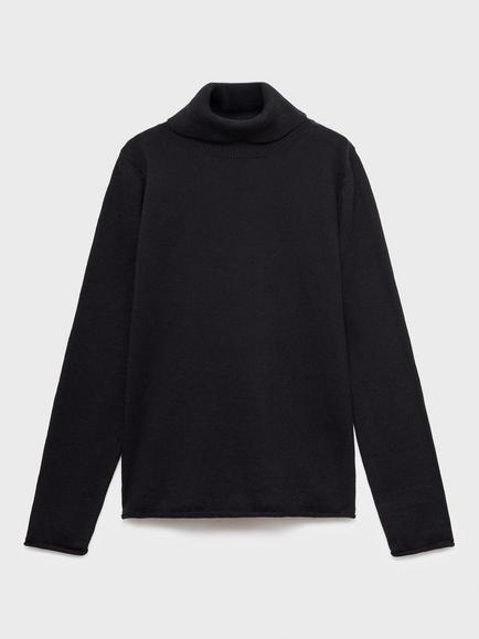 Mango Kids' Bella Cotton Jumper, Black