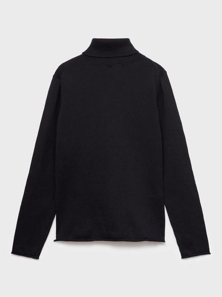 Mango Kids' Bella Cotton Jumper - view 2, Black