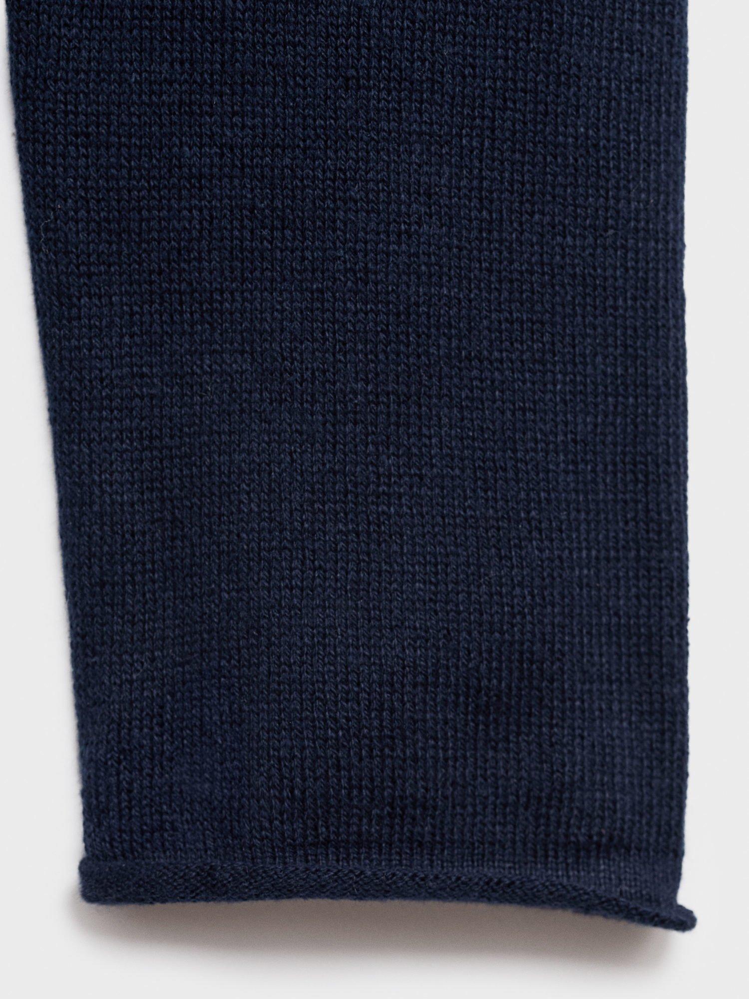 Product image 3 of 4, which shows Mango Kids' Bella Jumper, Navy, 5-6 years