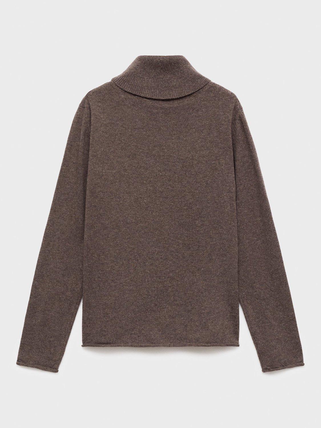 Product image 2 of 4, which shows Mango Kids' Bella Jumper, Brown, 5-6 years