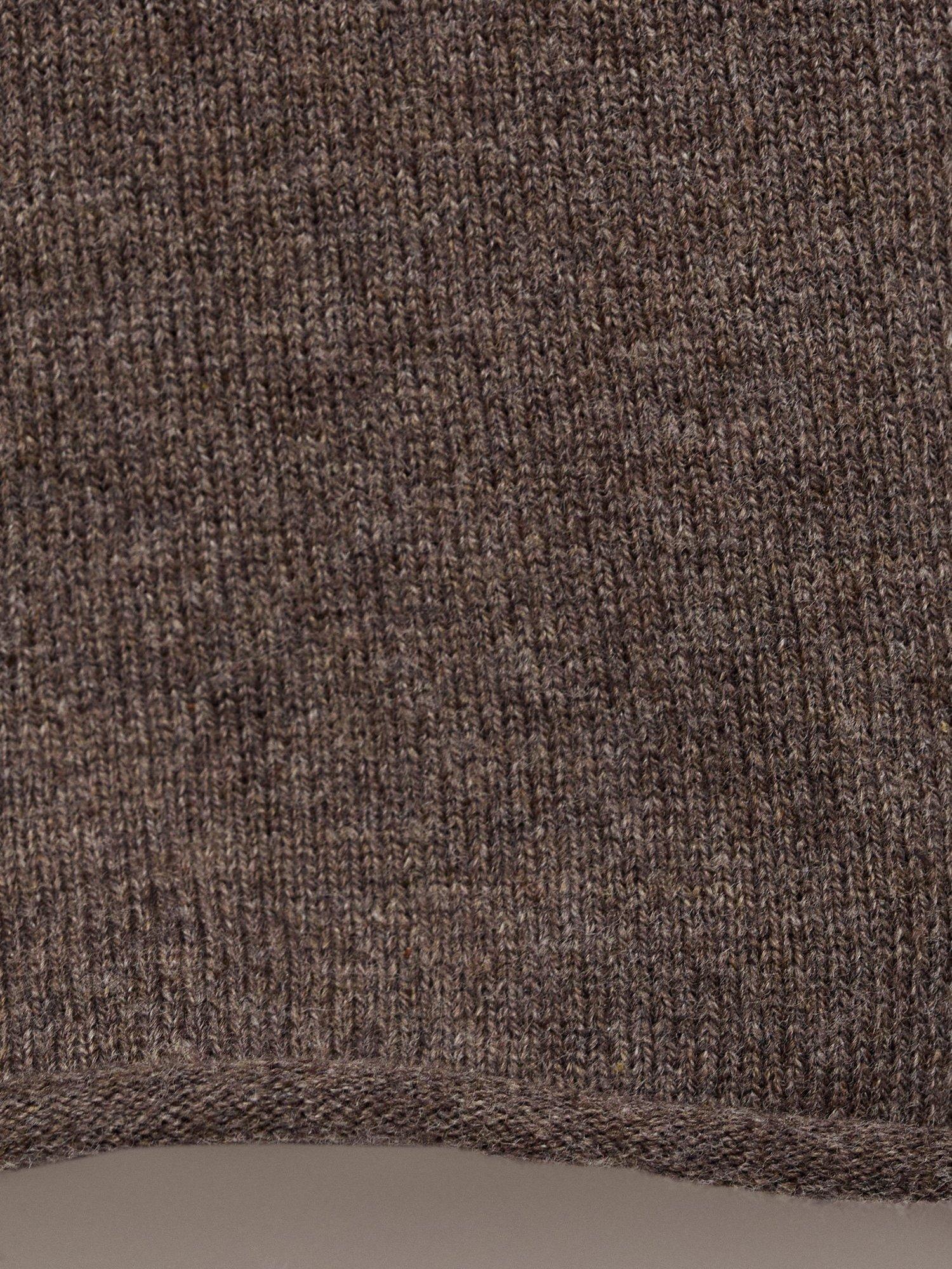 Product image 3 of 4, which shows Mango Kids' Bella Jumper, Brown, 5-6 years