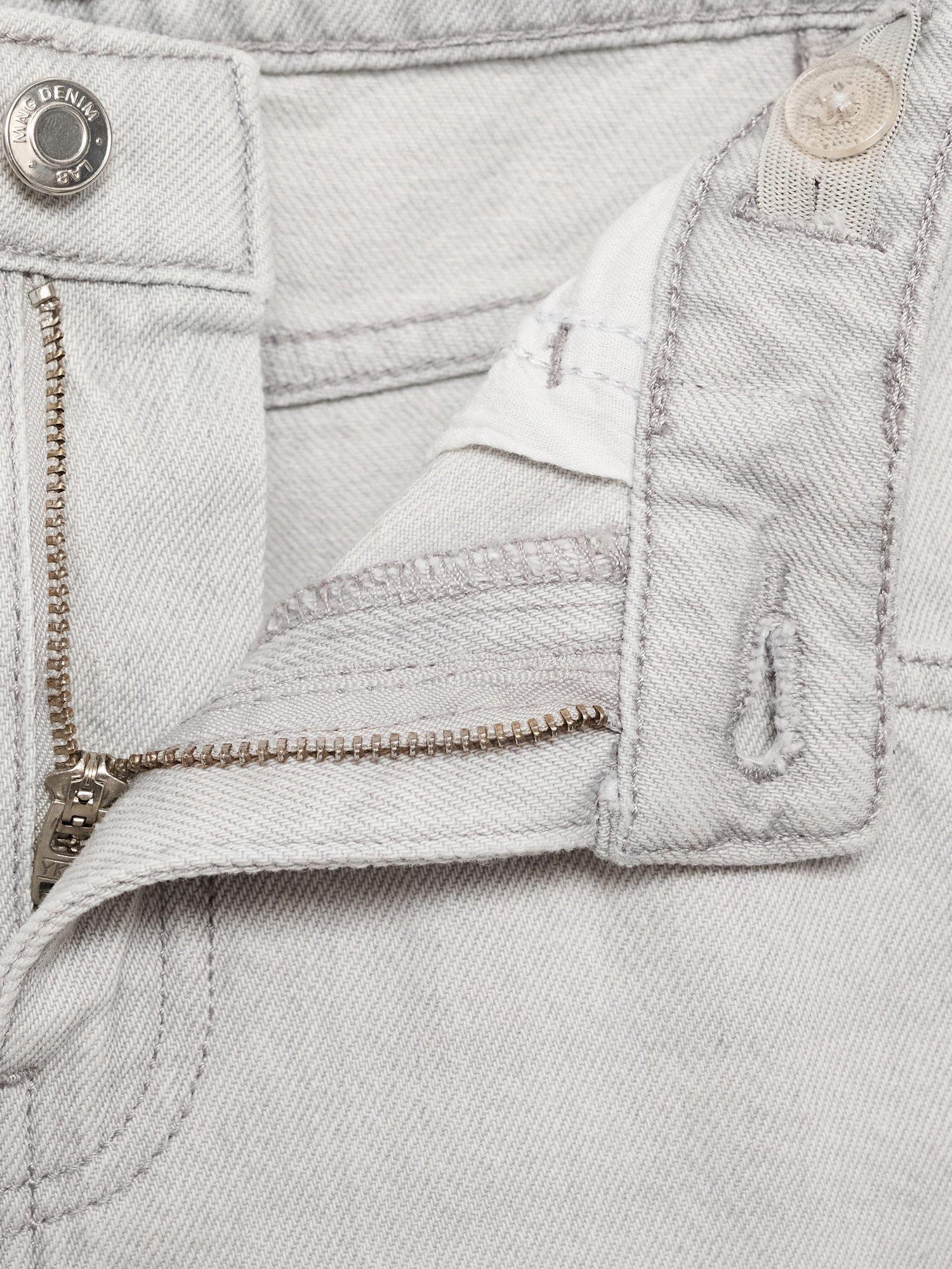 Product image 7 of 7, which shows Mango Kids' Balloon Jeans, Grey, 10 years