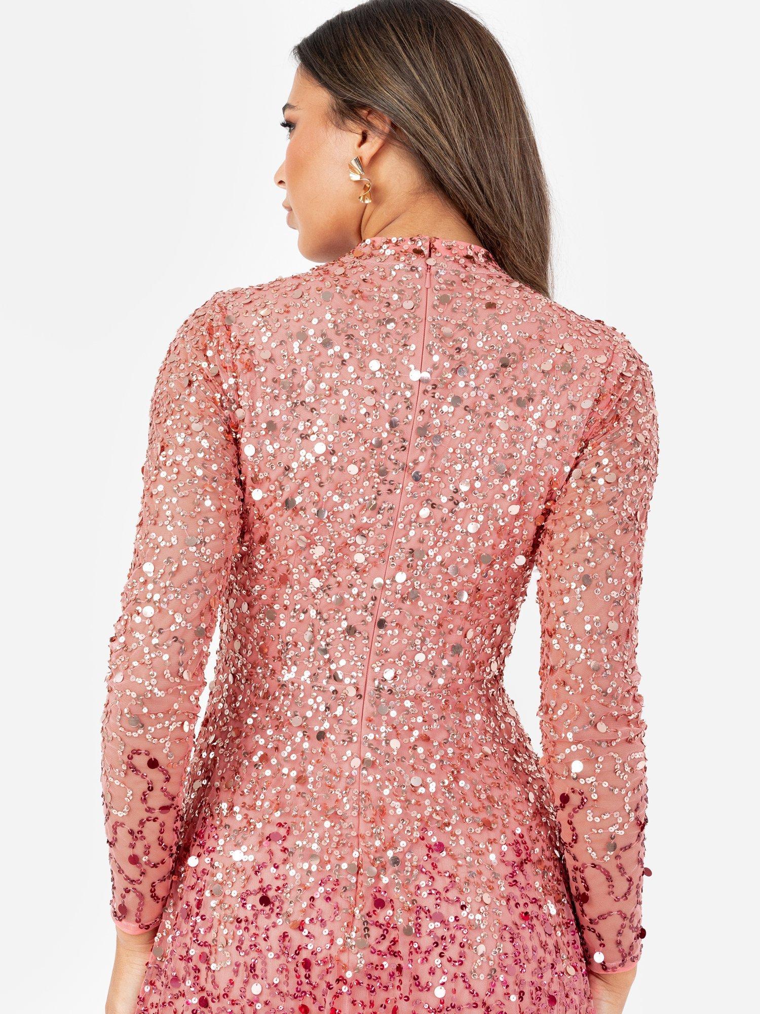 Product image 5 of 5, which shows Maya Deluxe Embellished Maxi Dress, Ombre, 6