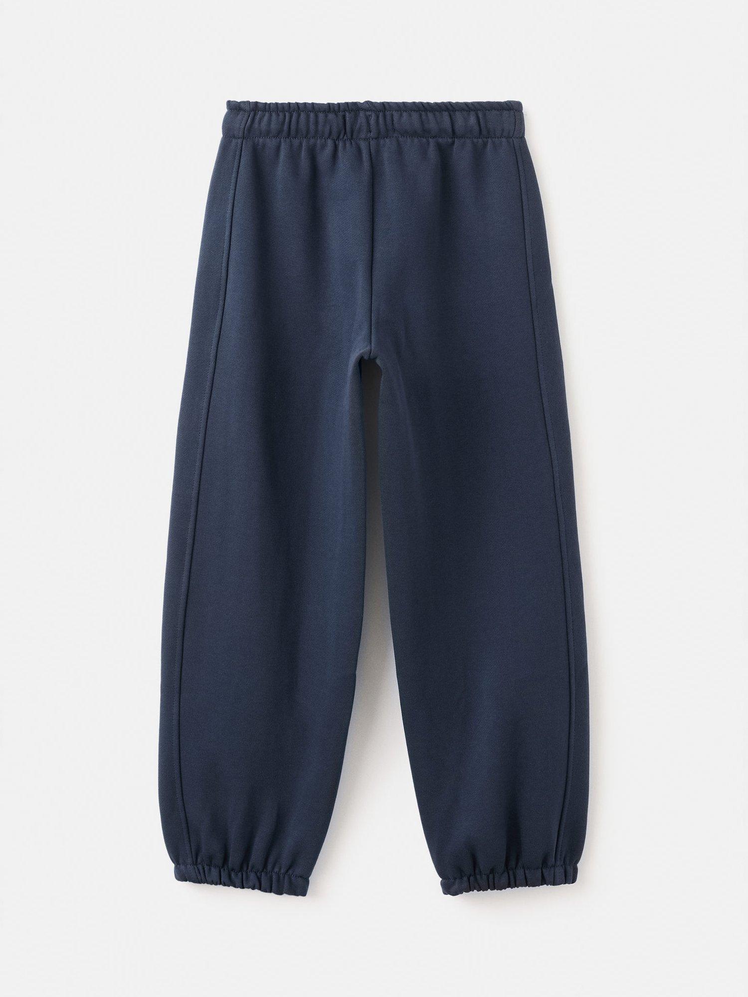 Product image 2 of 4, which shows Mango Kids' Brookset Cotton Blend Joggers, Navy, 6 years