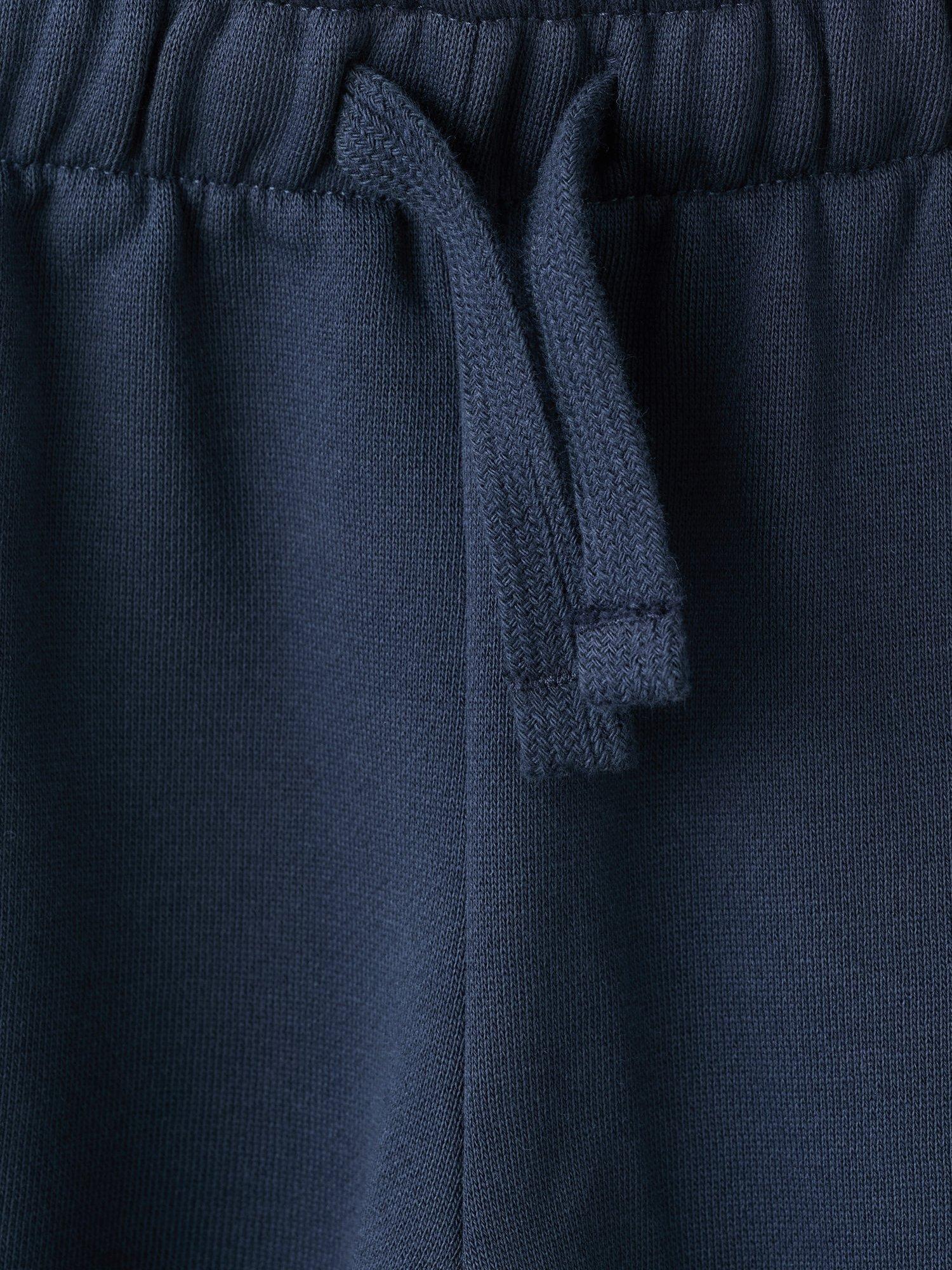Product image 4 of 4, which shows Mango Kids' Brookset Cotton Blend Joggers, Navy, 6 years
