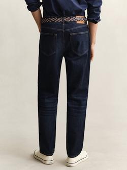 GANT Regular Jeans, Dark Blue Worn In - view 2, Dark Blue Worn In