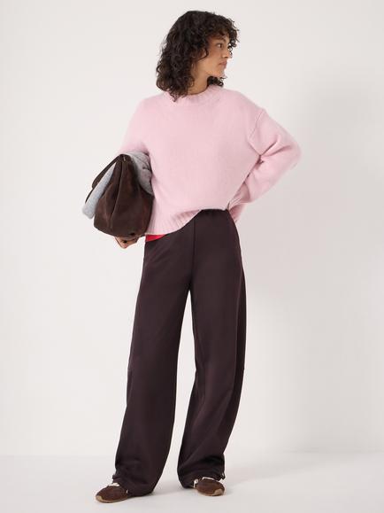 HUSH Cora Chunky Cashmere Jumper - view 2, Blush Pink