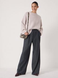 HUSH Cora Chunky Cashmere Jumper - view 2, Milk White