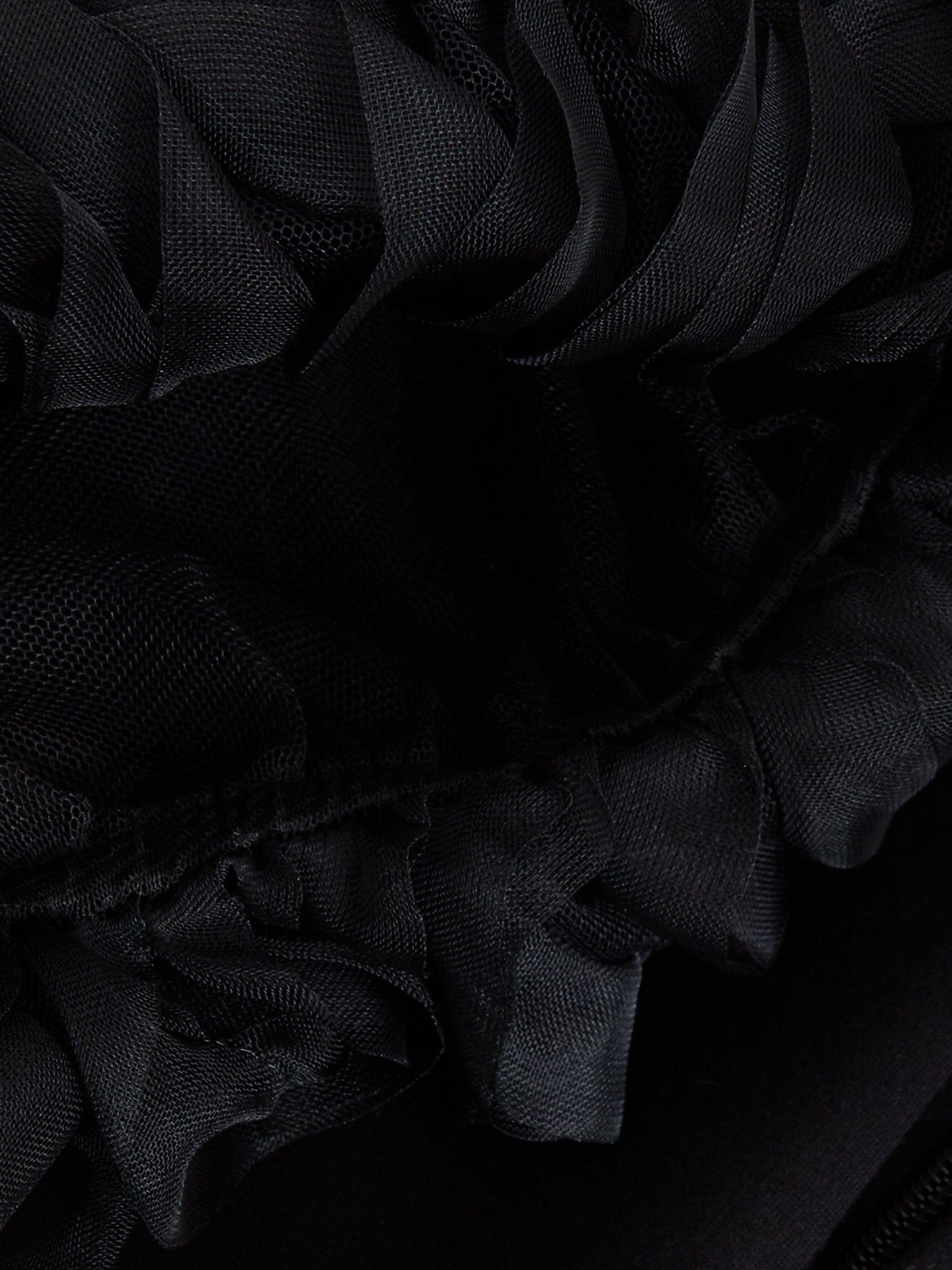 Product image 6 of 8, which shows Phase Eight Anda Puff Sleeve Jumpsuit, Black, 6