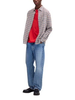 NN.07 Deon Check Pattern Shirt, Blue - view 2, Blue