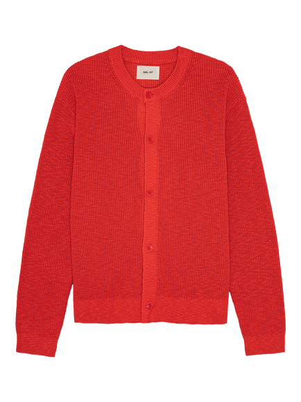 NN.07 Jasper Cardigan, Chili Glow, Chili Glow