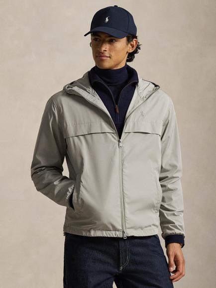 Polo Ralph Lauren Water-Repellent Windbreaker Jacket, Grey Dawn, Grey Dawn