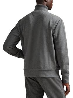 Polo Ralph Lauren Zip Through Hybrid Bomber Jacket, Fortress Grey Heather - view 2, Fortress Grey Heather