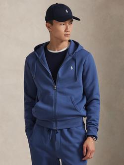 Polo Ralph Lauren Cotton Blend Full-Zip Hoodie, Night Navy, Night Navy