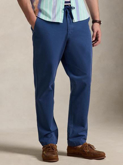 Polo Ralph Lauren Stretch Twill Drawstring Trousers, Night Navy, Night Navy