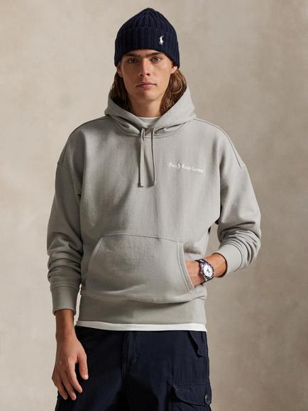 Polo Ralph Lauren Heavyweight Cotton Blend Hoodie, Grey Dawn, Grey Dawn