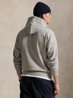 Polo Ralph Lauren Heavyweight Cotton Blend Hoodie, Grey Dawn - view 2, Grey Dawn