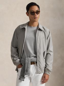 Polo Ralph Lauren Water-Repellent Packable Windbreaker Jacket, Grey Fog, Grey Fog