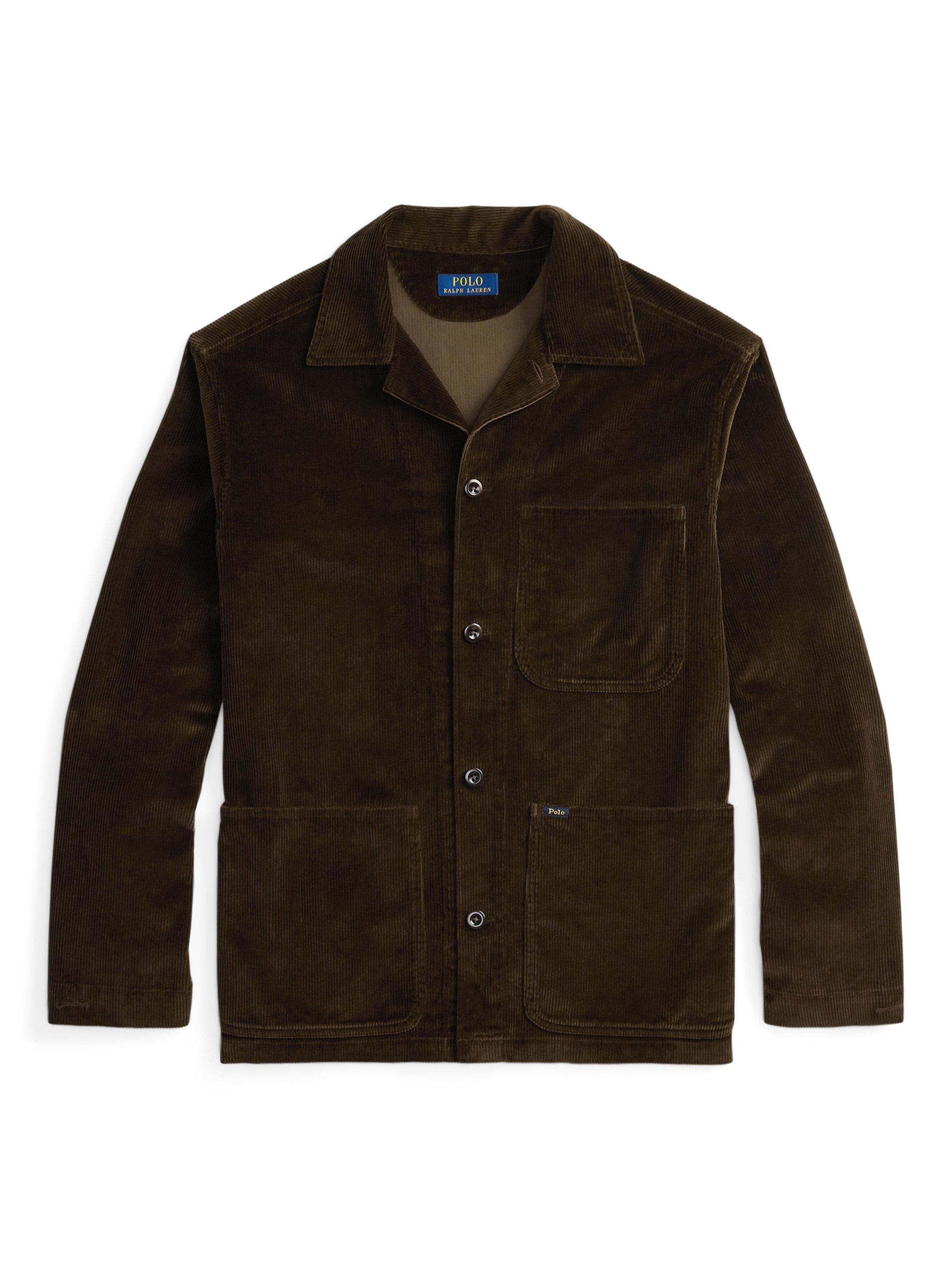 Product image 6 of 6, which shows Polo Ralph Lauren Utility Overshirt, Dark Beech, S