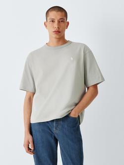 Polo Ralph Lauren Cotton Relaxed Fit Short Sleeve T-Shirt, Grey Dawn, Grey Dawn