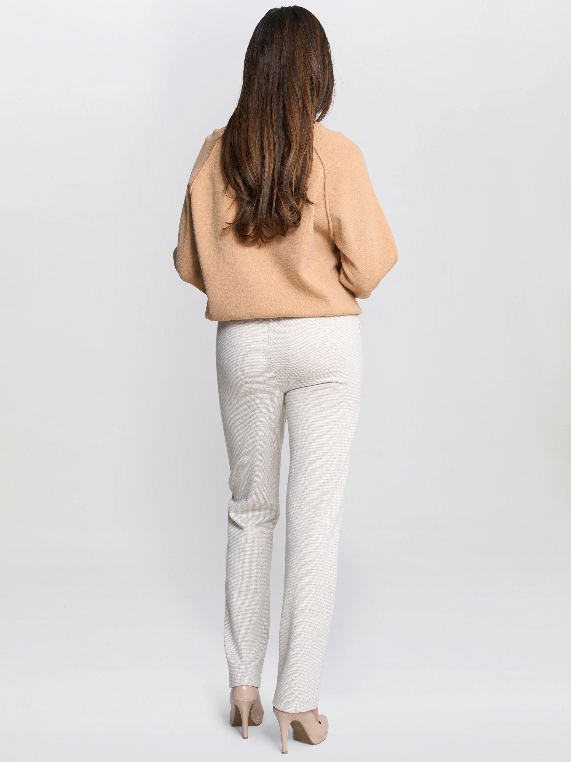 Product image 2 of 4, which shows Gina Bacconi Zarina Knitted Jumper, Beige, S