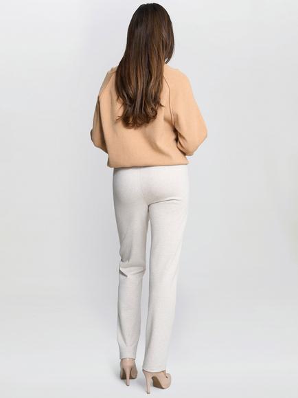 Gina Bacconi Zarina Knitted Jumper, Beige - view 2, Beige
