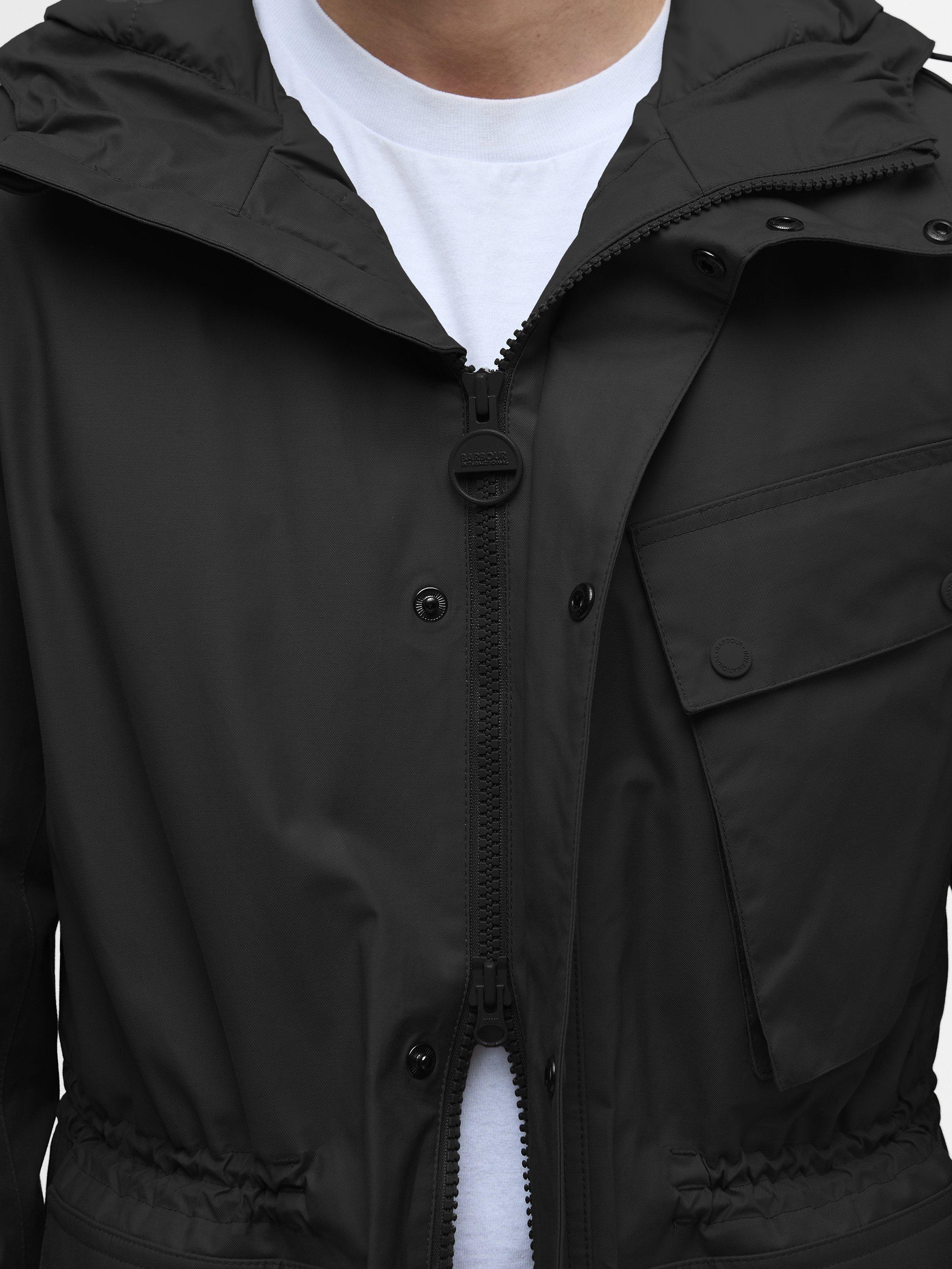 Product image 3 of 7, which shows Barbour International Endley Waterproof Jacket, Black, S