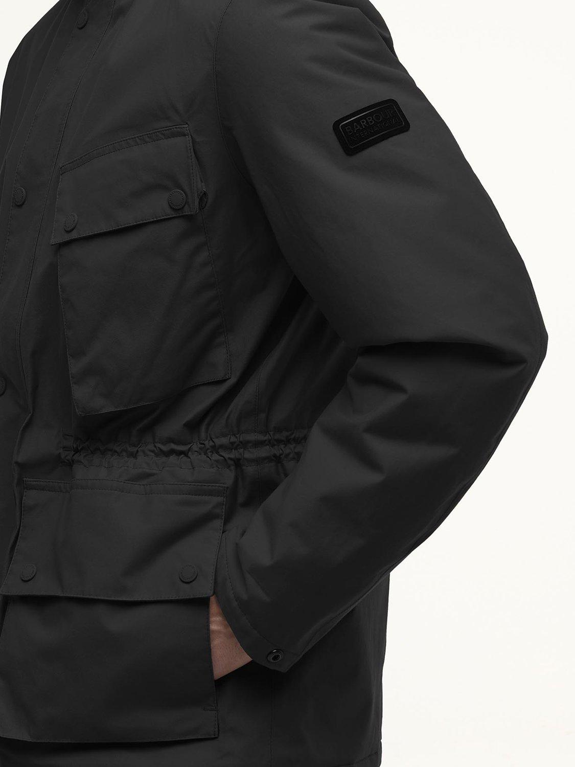Product image 4 of 7, which shows Barbour International Endley Waterproof Jacket, Black, S