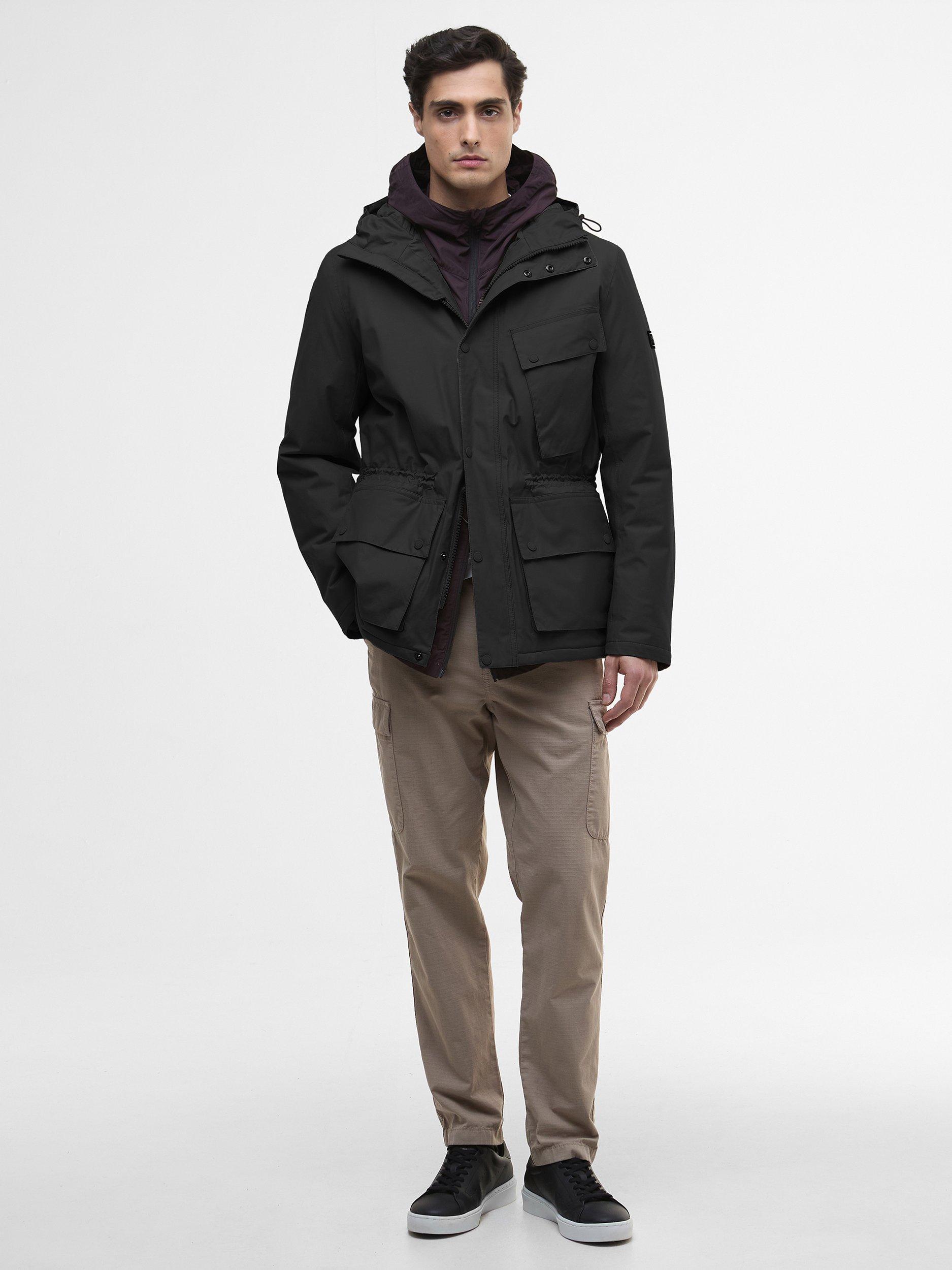Product image 7 of 7, which shows Barbour International Endley Waterproof Jacket, Black, S