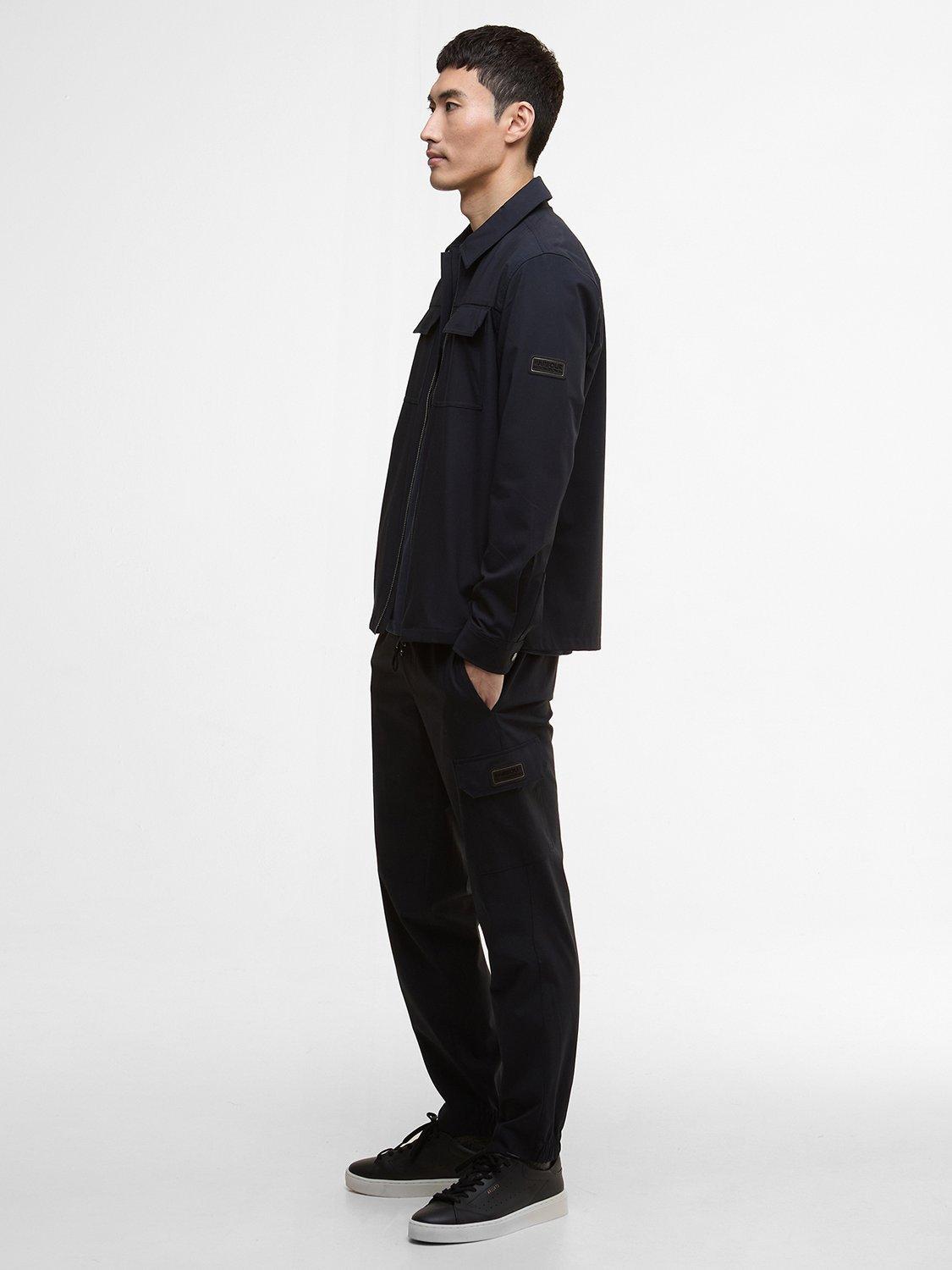 Product image 5 of 6, which shows Barbour International Ash Regular Fit Shirt, Navy, XL