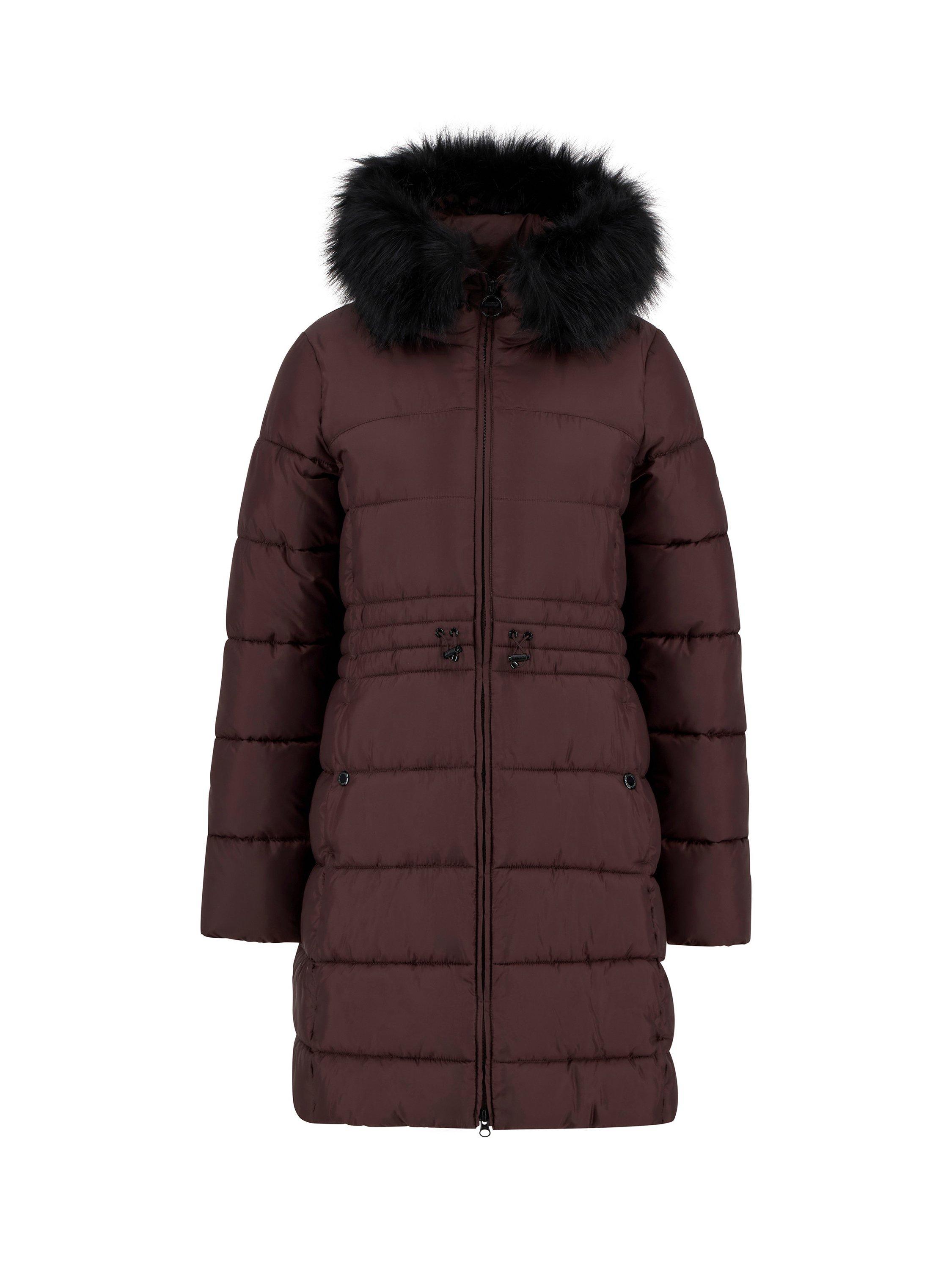 Product image 8 of 8, which shows Barbour International Anastasia Quilted Puffer Jacket, Red, 8