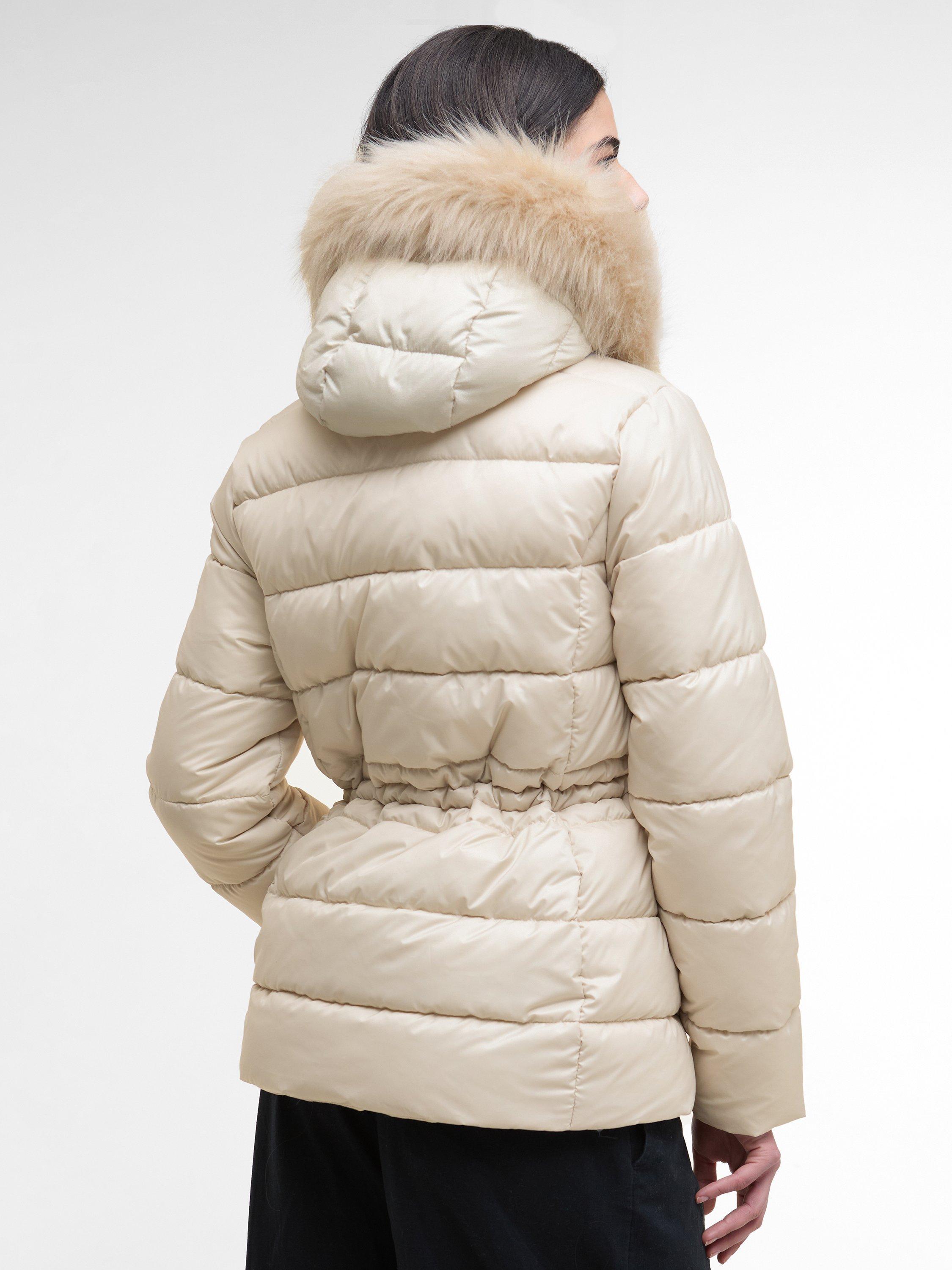 Product image 2 of 8, which shows Barbour Barbour International Cher Puffer Jacket, Jasmine, 8