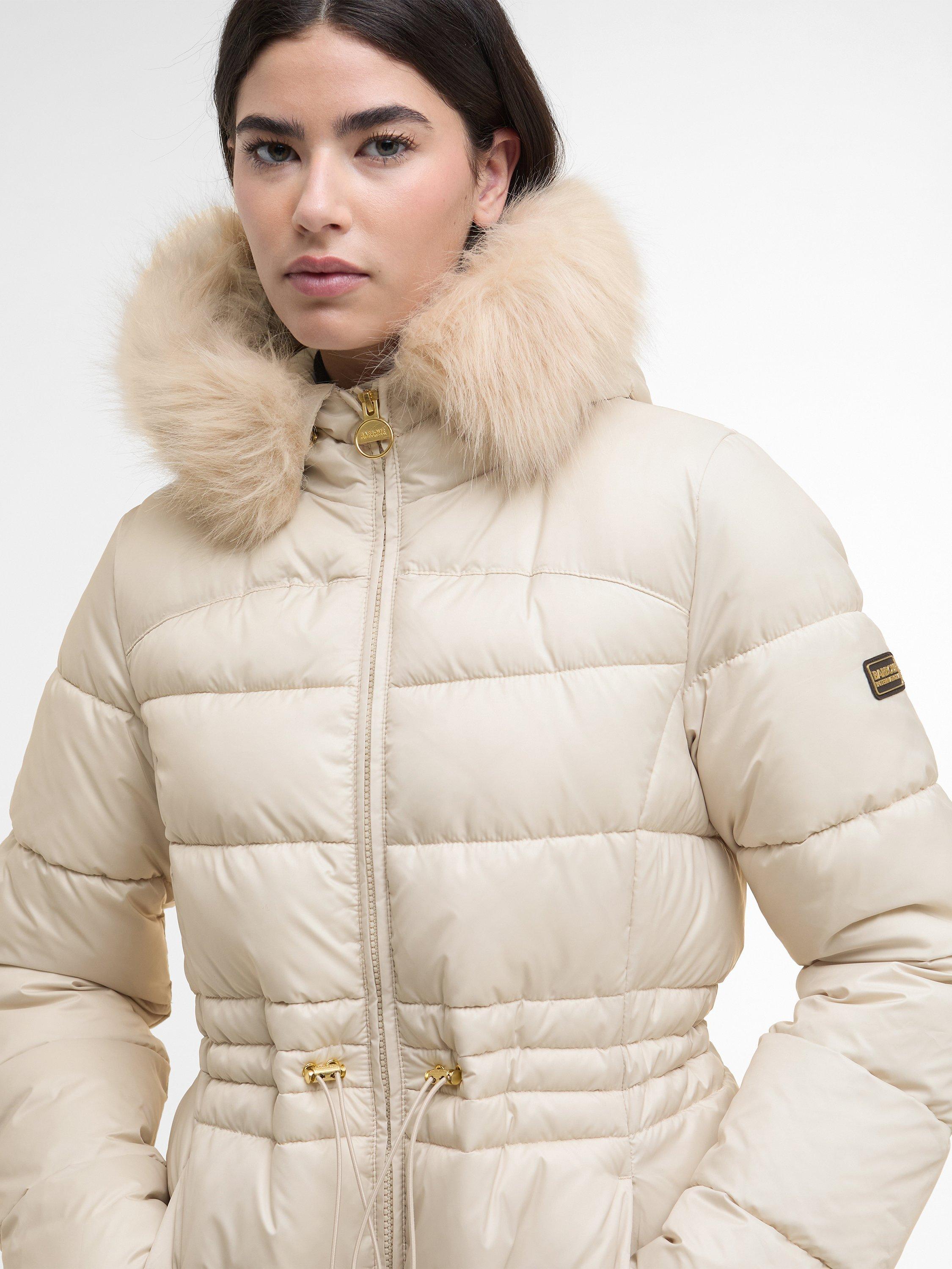 Product image 3 of 8, which shows Barbour Barbour International Cher Puffer Jacket, Jasmine, 8