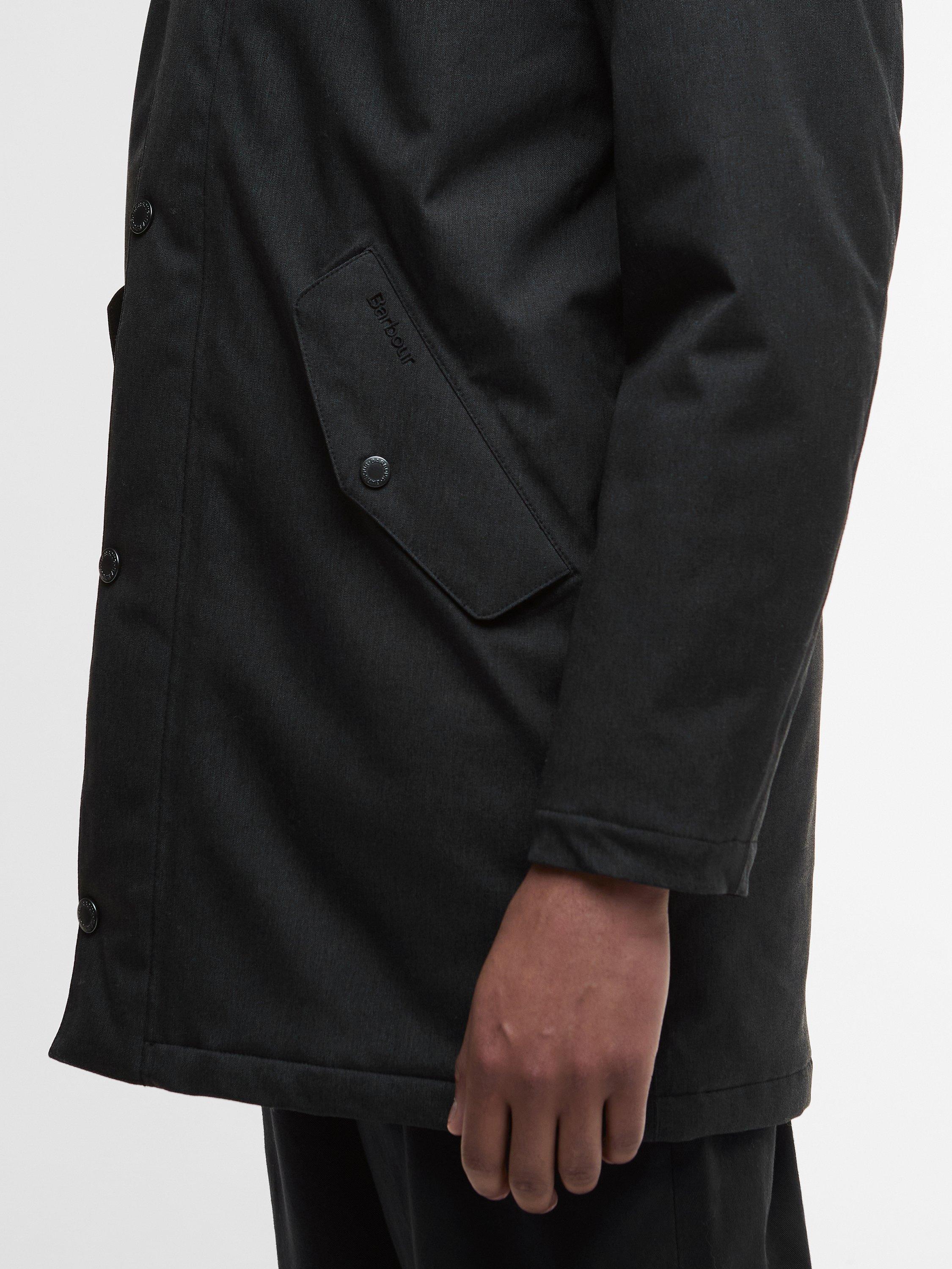 Product image 5 of 7, which shows Barbour Winter Powell Waterproof Jacket, Black, S