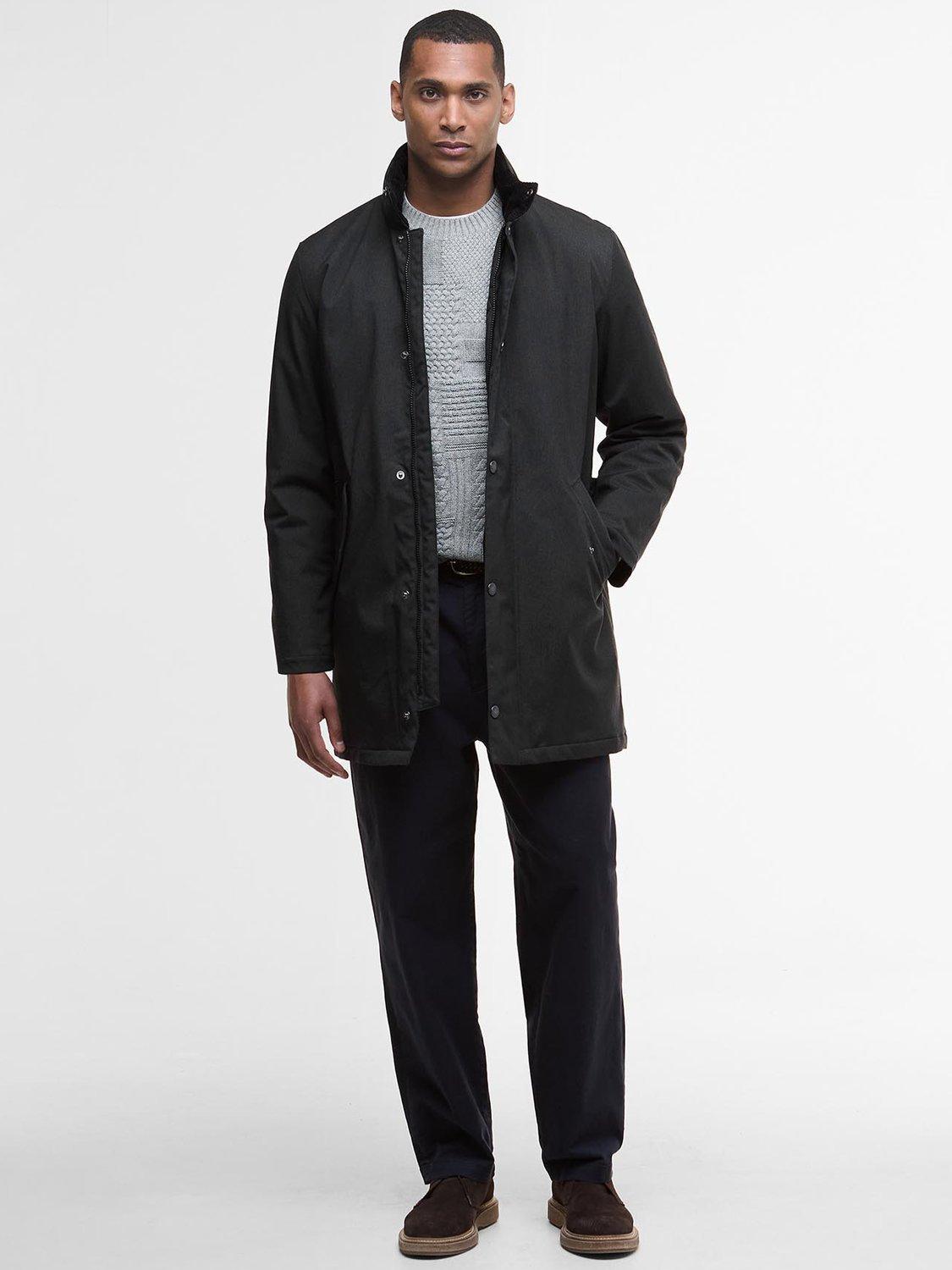 Product image 6 of 7, which shows Barbour Winter Powell Waterproof Jacket, Black, S