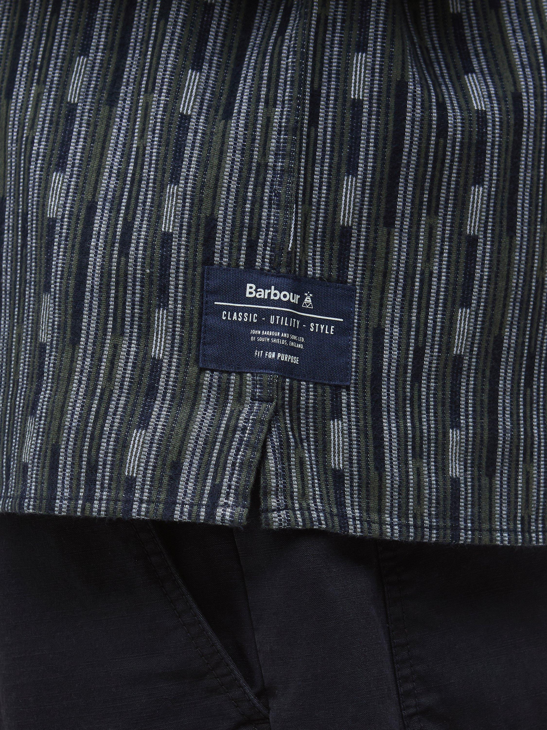 Product image 4 of 6, which shows Barbour Alston Relaxed Jacquard Shirt, Navy, XXXL