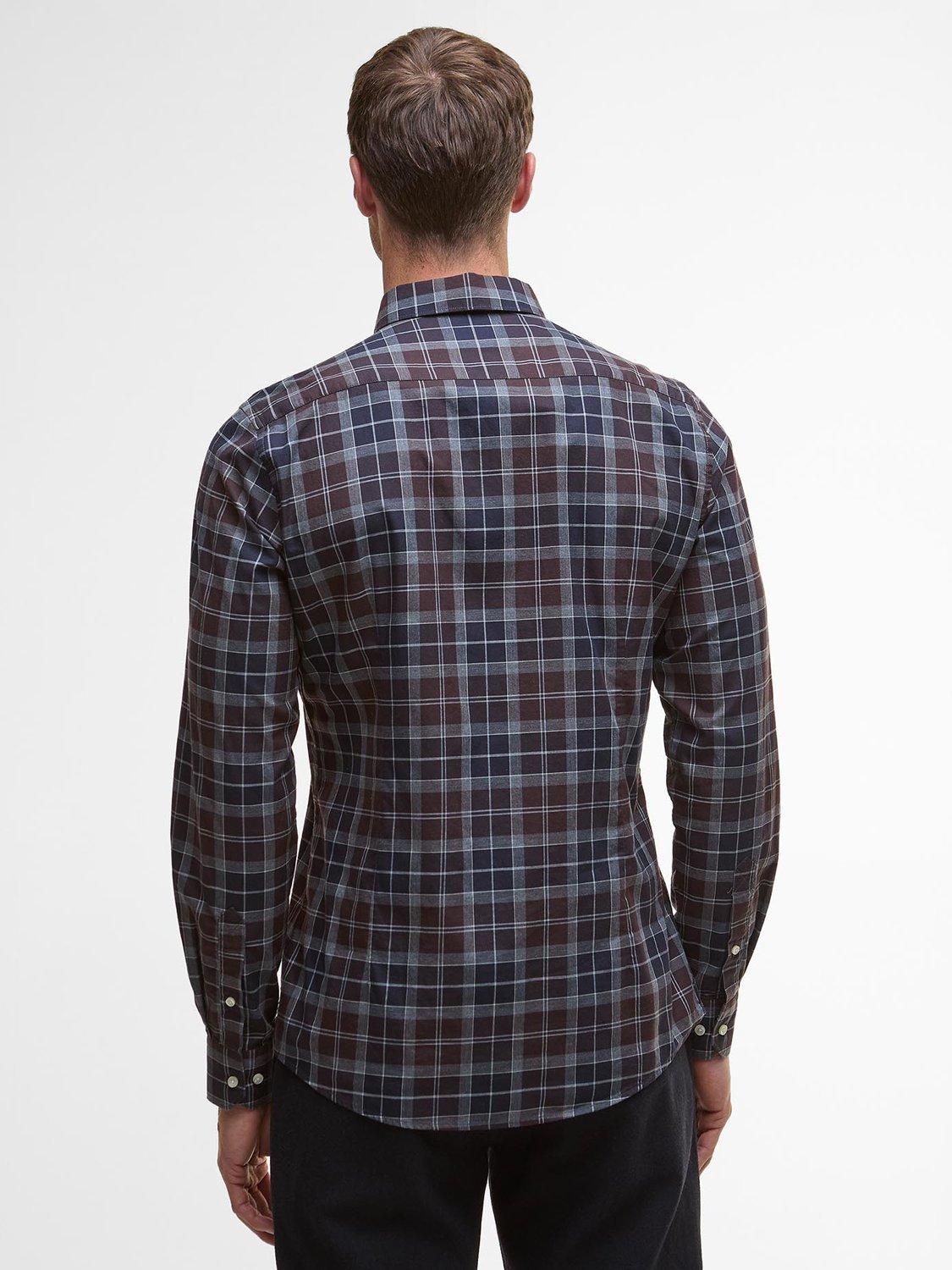 Product image 2 of 5, which shows Barbour Wetheram Cotton Regular Fit Check Shirt, Blue Multi, XXXL