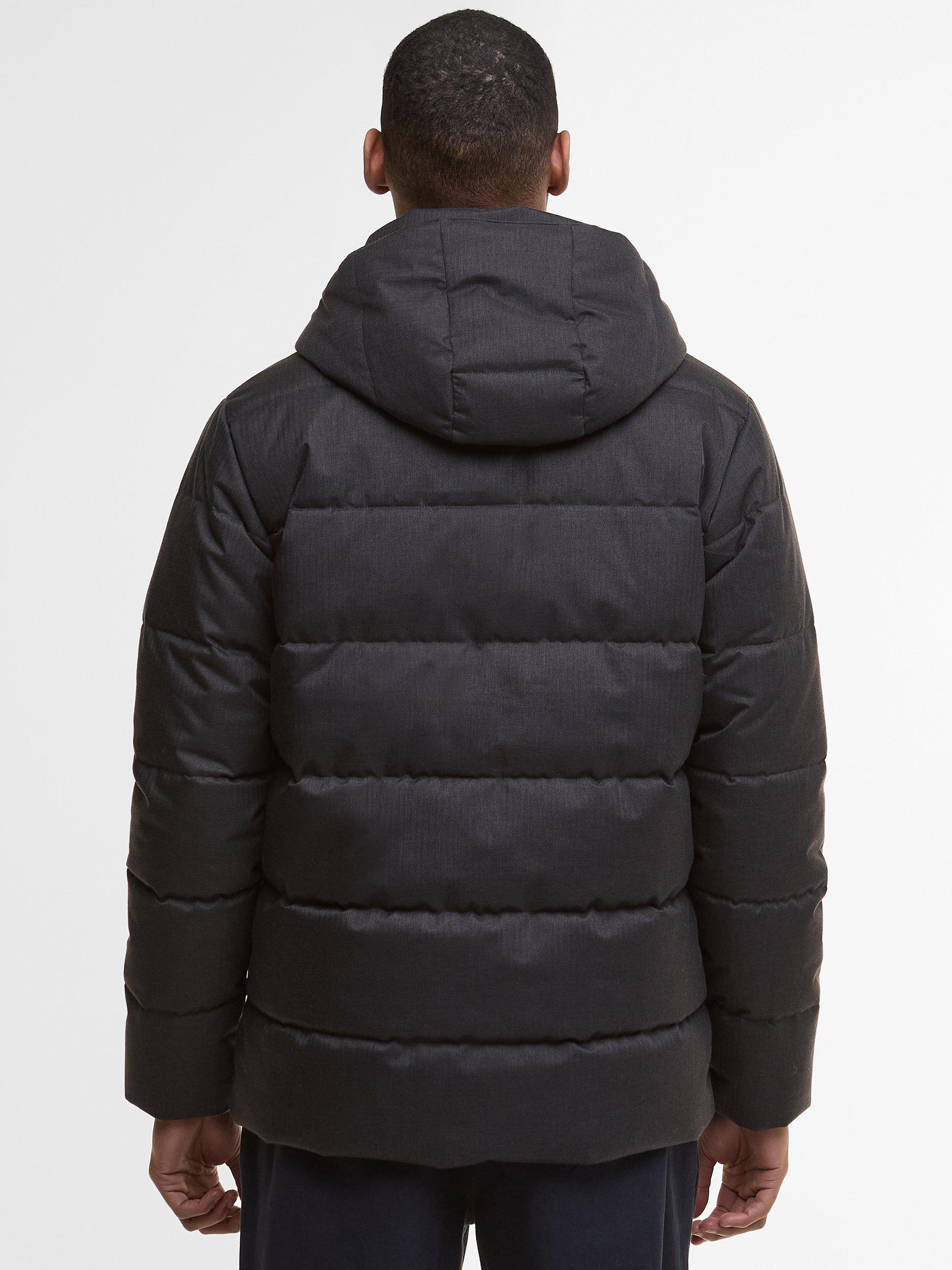 Product image 2 of 8, which shows Barbour Brampton Puffer Jacket, Charcoal, L