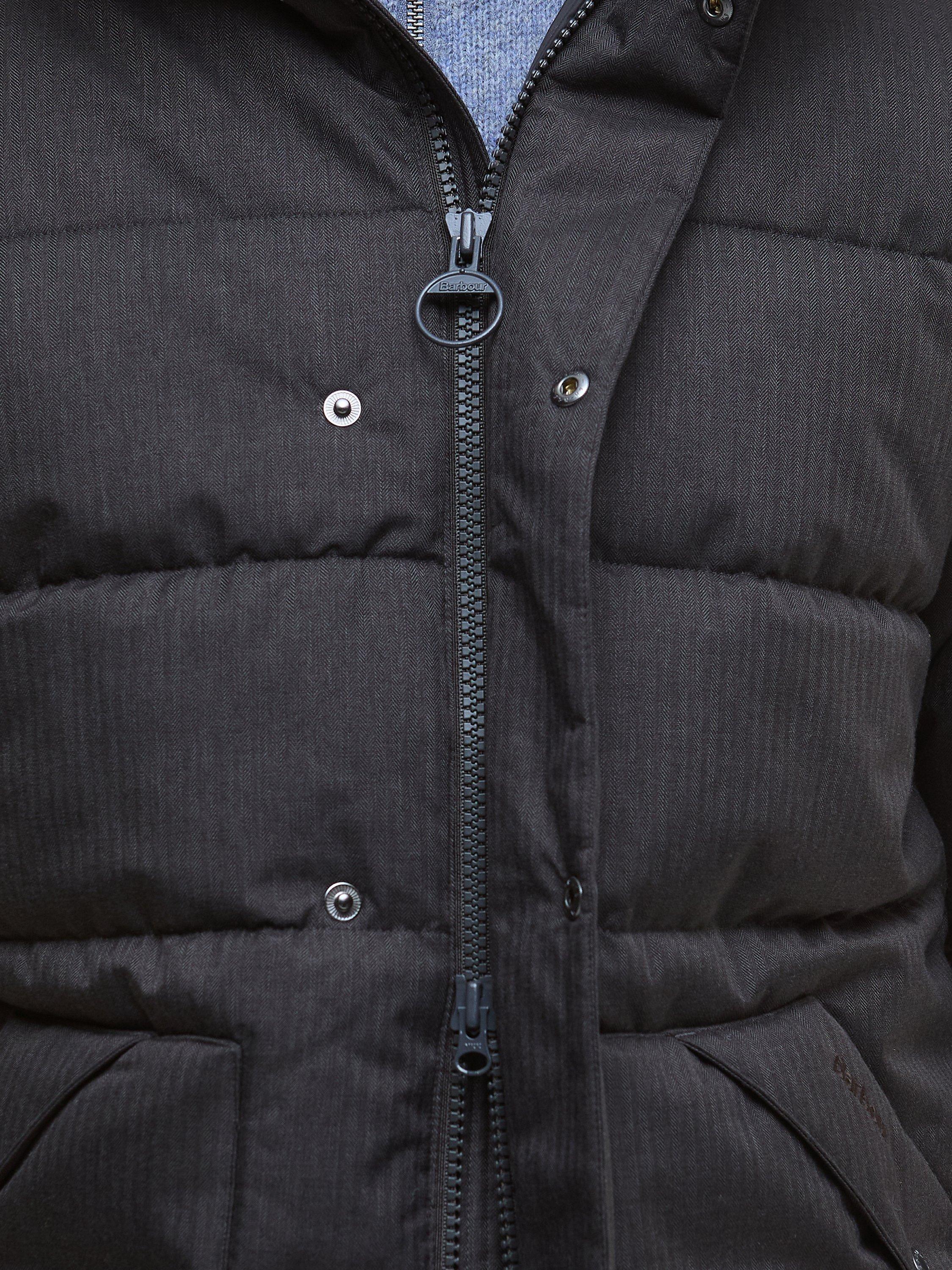 Product image 4 of 8, which shows Barbour Brampton Puffer Jacket, Charcoal, L