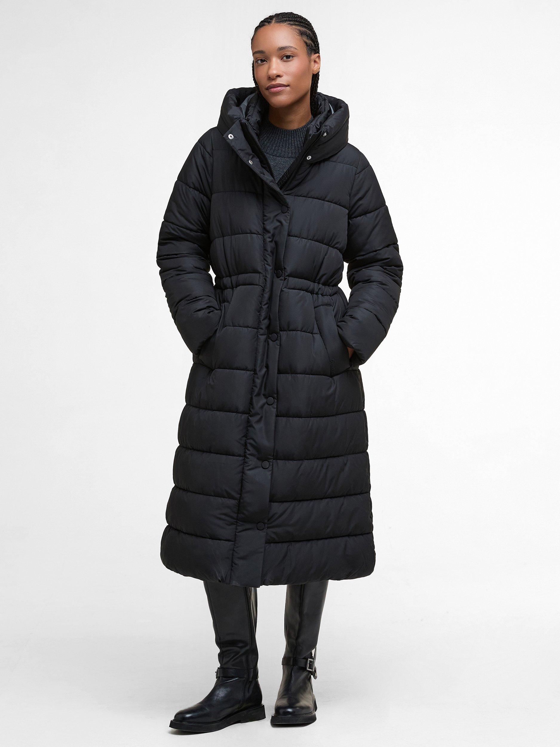Product image 7 of 8, which shows Barbour Freya Puffer Jacket, Black, 12