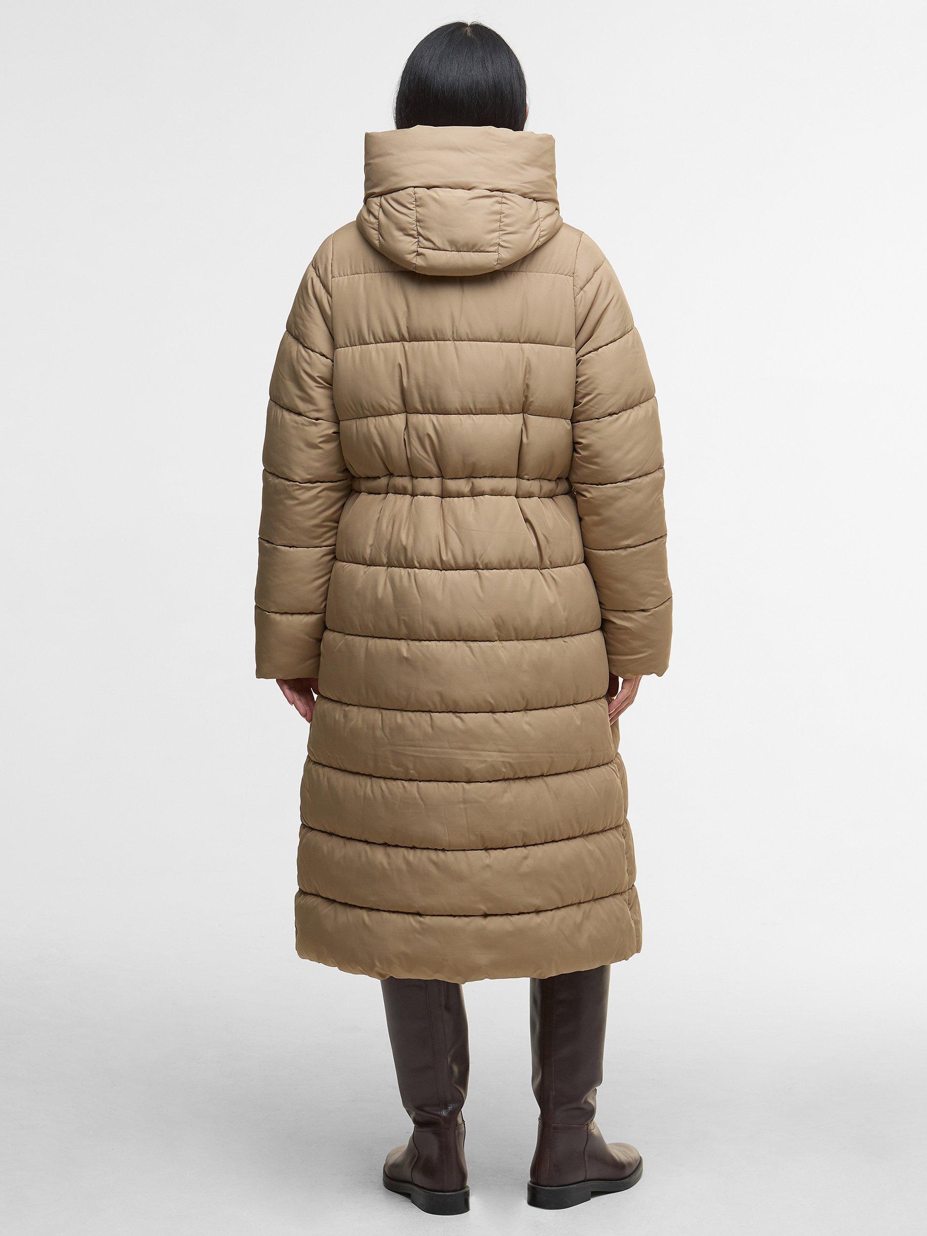 Product image 2 of 7, which shows Barbour Freya Puffer Jacket, Brown, 8