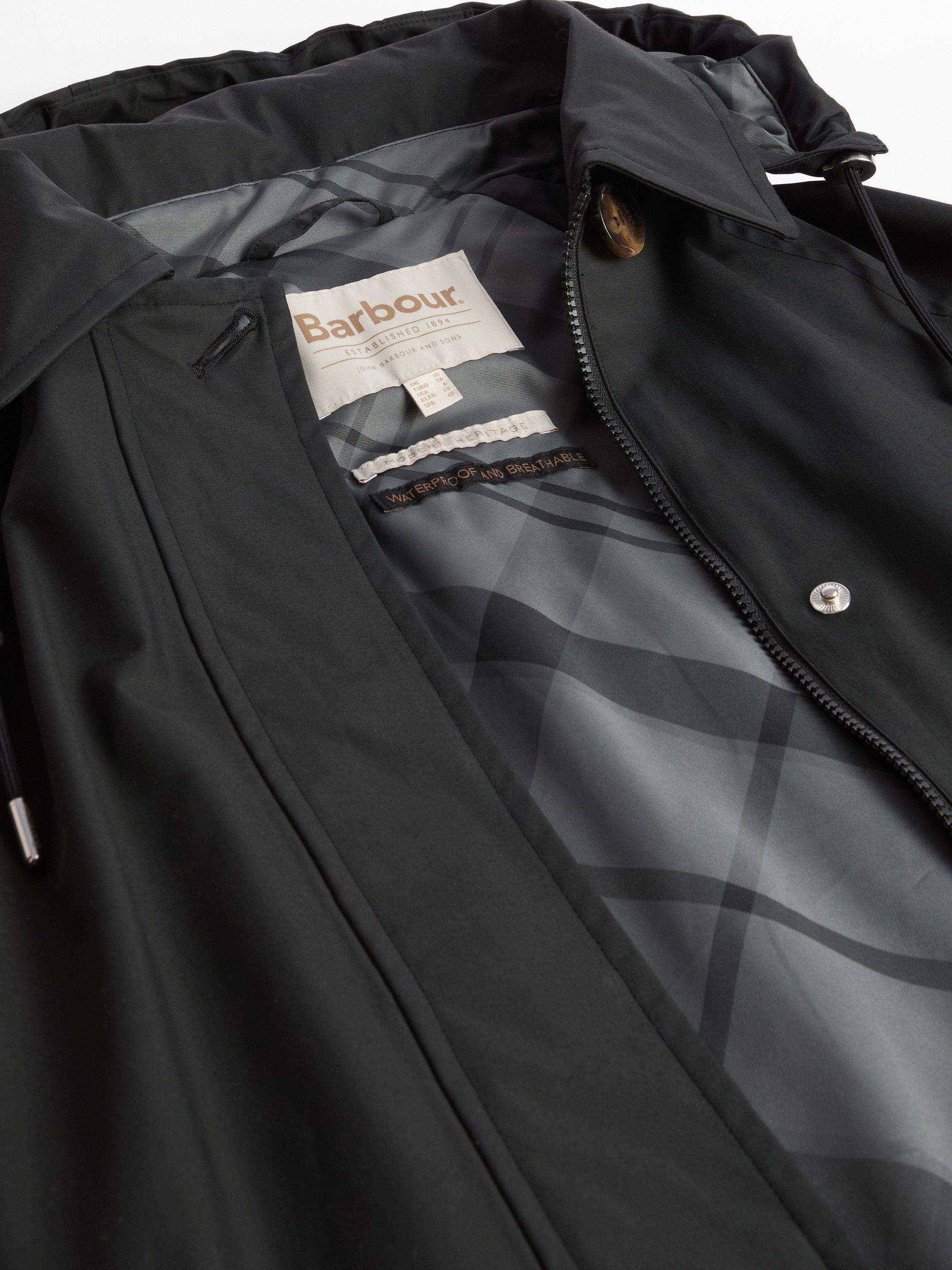 Product image 5 of 7, which shows Barbour Indie Wool Pea Coat, Black, 16