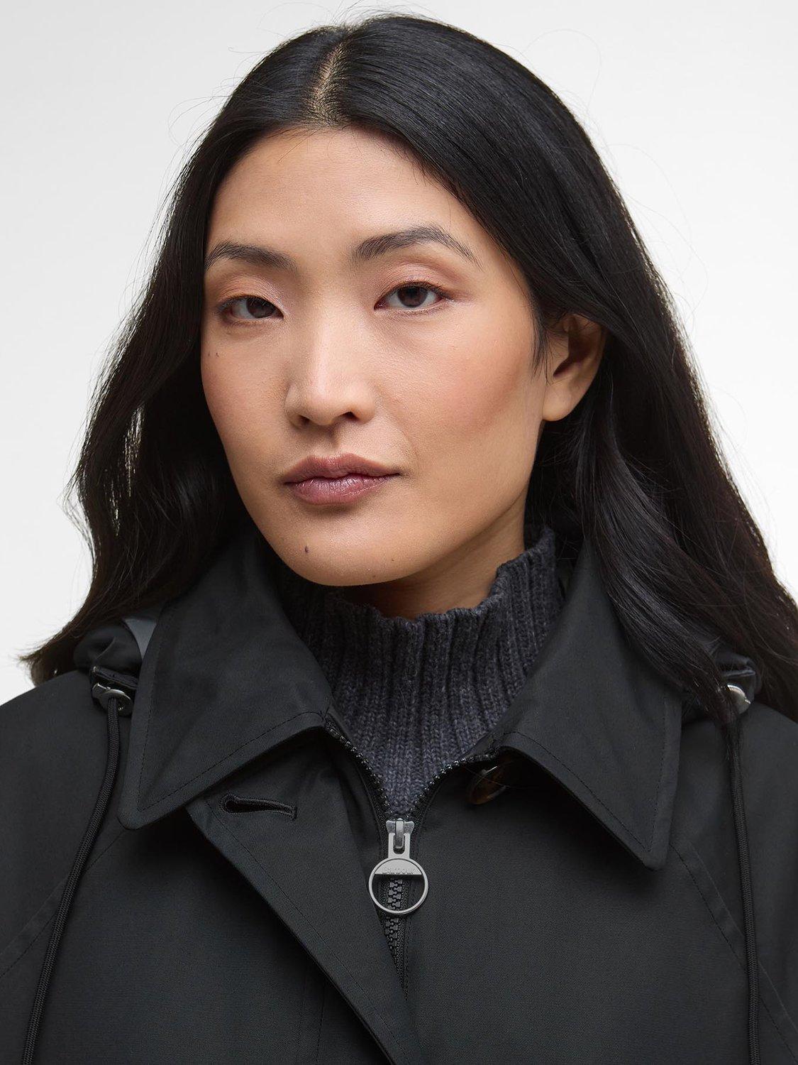 Product image 3 of 7, which shows Barbour Sadie Waterproof Jacket, Black, 10