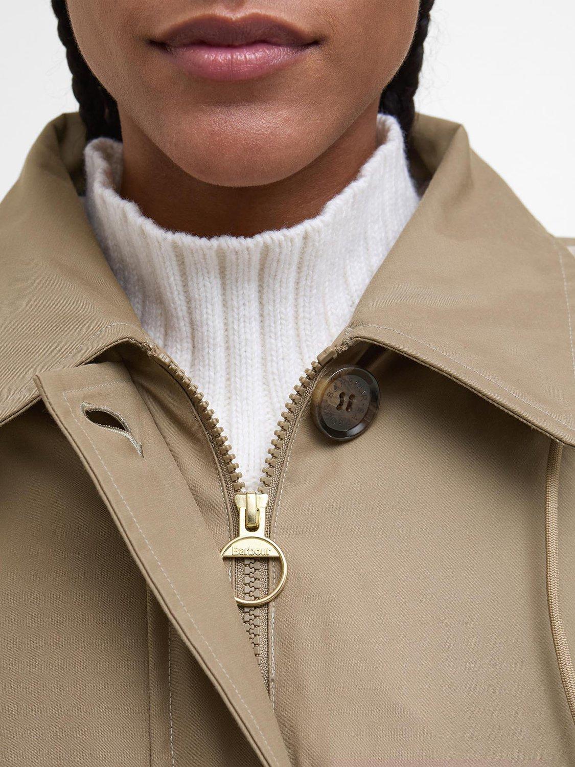 Product image 4 of 8, which shows Barbour Sadie Waterproof Jacket, Brown, 8