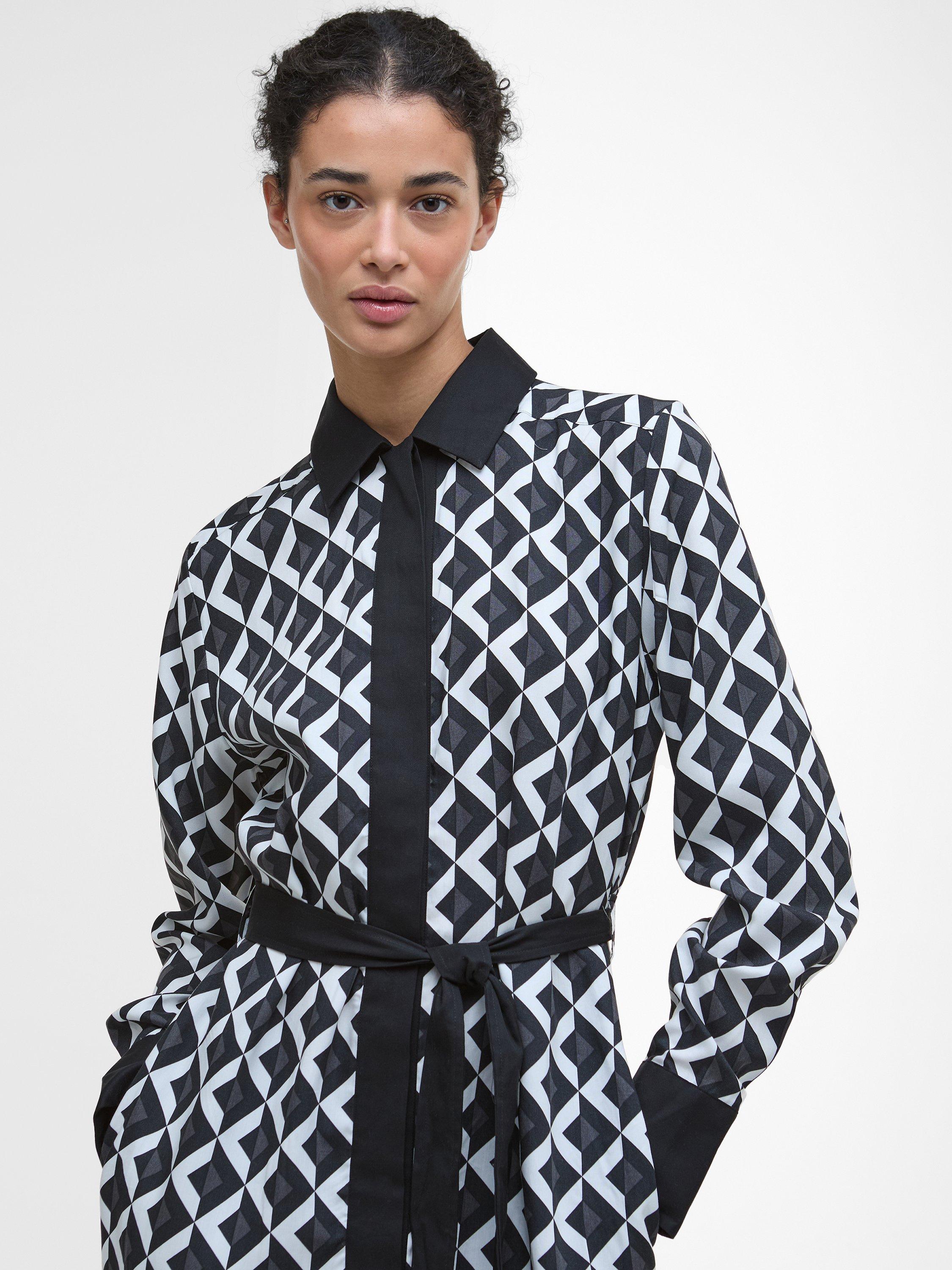 Product image 3 of 7, which shows Barbour Demi Printed Midi Dress, Multi, 12