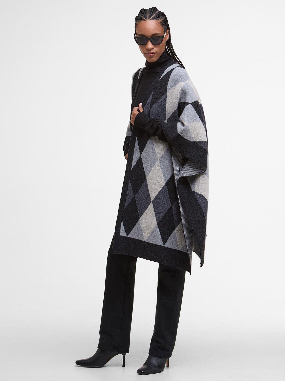 Product image 6 of 7, which shows Barbour Rosemary Cape, Multi, One Size