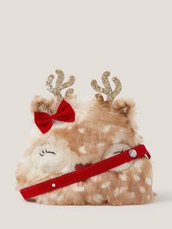 Monsoon Kids' Reindeer Purse Bag, Multi