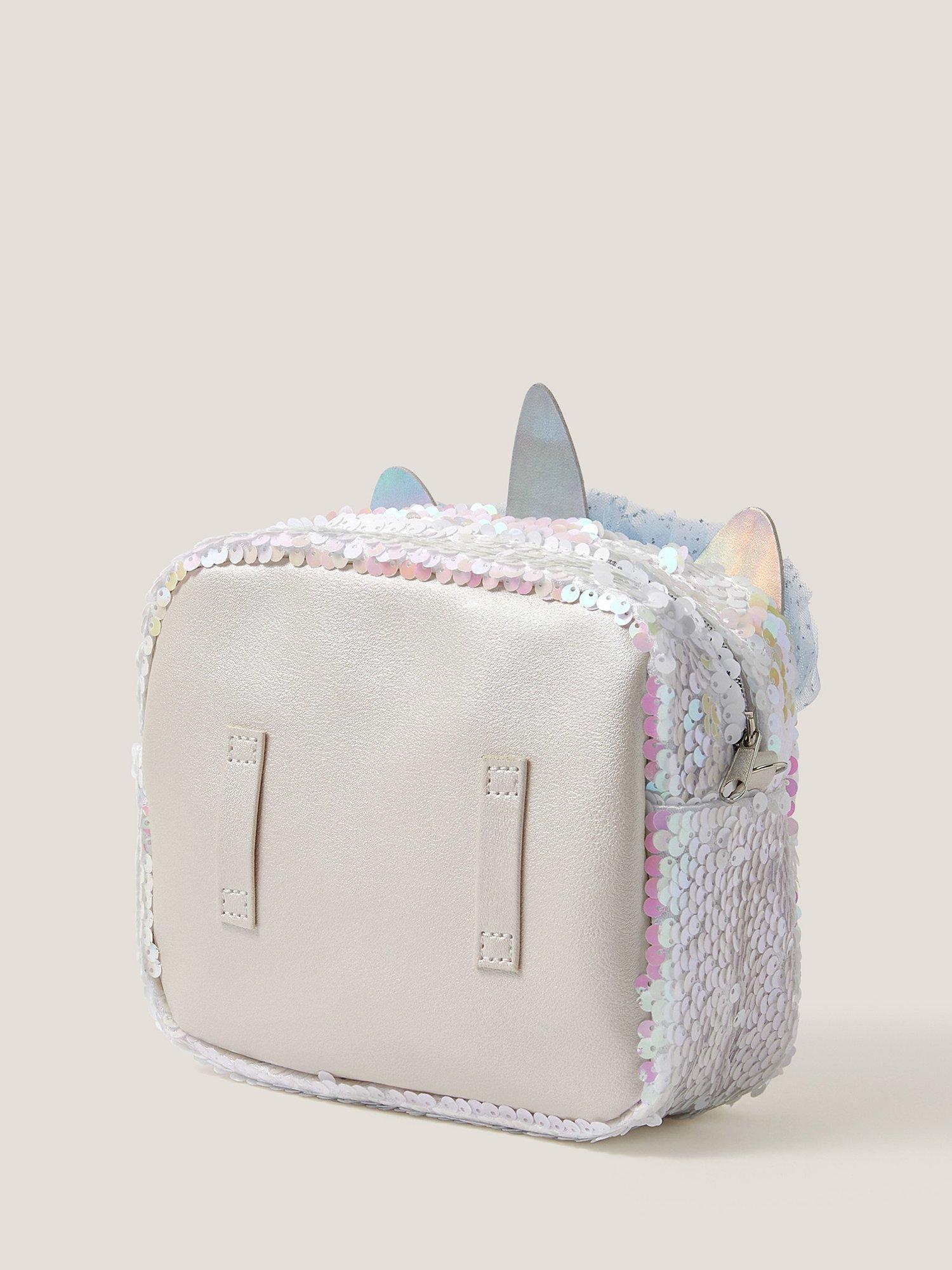Product image 2 of 4, which shows Monsoon Kids' Unicorn Crossbody Bag, Blue, One Size